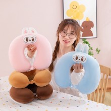 Labubu anime plush U pillow