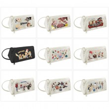 Delicious in Dungeon anime canvas triangle pen bag pencil case