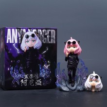 SPY x FAMILY Anya Forger cos Gojo Satoru anime figure 2 heads