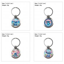 Stitch anime keyring key chains