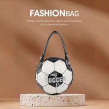 Football Fashionable Leather Leather Tote Crossbody Shoulder Bag