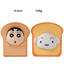 Crayon Shin-chan Anime Creative Toast Bread Fridge Magnet