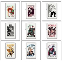 Demon Slayer anime Single-sided Zippo Oil Lighter