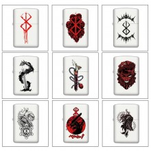 Berserk anime Single-sided Zippo Oil Lighter
