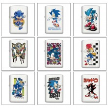 Sonic the Hedgehog anime Single-sided Zippo Oil Lighter