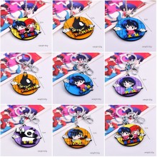 Ranma 1/2 anime movable alloy key chain/necklace