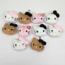 Hello Kitty anime plush wallet purse(10pcs a set)