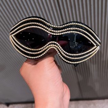 Y2K Luxury Oversized Diamond Sunglasses