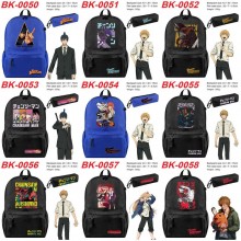 Chainsaw Man anime backpack bag + pen bag