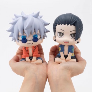 2Pcs/set Jujutsu Kaisen sitting anime figures(OPP bag)