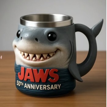 Jaws 50th Anniversary 3D Shark Mug Cup
