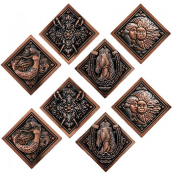 Resident Evil 8 Horse Crest Alloy Enamel Brooch Pins