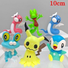 6Pcs/set Pokemon anime figures(OPP bag)