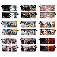 Bleach anime PU zipper pen case pencil bag