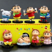 Crayon Shin-chan anime figures set(8pcs a set)