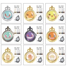Pokemon anime small necklace pocket watch