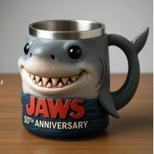 Jaws 50th Anniversary 3D Shark Mug Cup