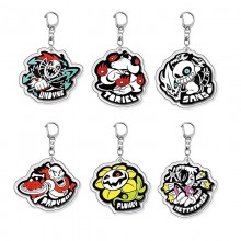 Undertale game acrylic key chains