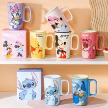 Mickey Minnie Mouse Stitch anime Ceramic Coffee Cu...