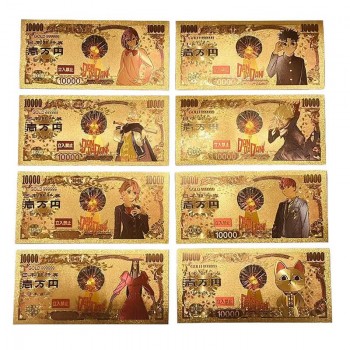 Dandadan anime coin gold banknotes(price for 1pcs)