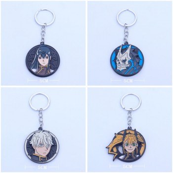 Kaiju No.8 anime movable alloy key chain