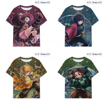 Demon Slayer anime milk silk fabric t-shirt t shirts