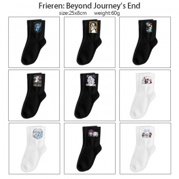 Frieren Beyond Journey's End anime mid length cotton socks
