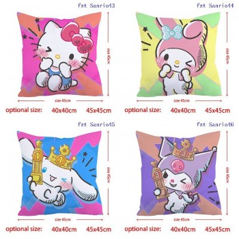 Sanrio Melody kitty Cinnamoroll Kuromi anime two-sided pillow 40CM/45CM/50CM