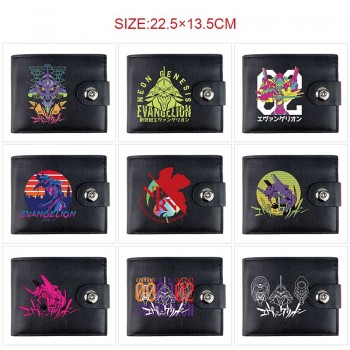 EVA anime card holder magnetic buckle wallet purse