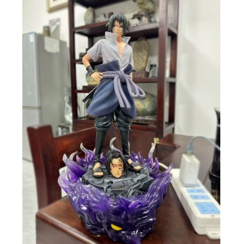 Naruto Uchiha Sasuke anime figure(2 heads)