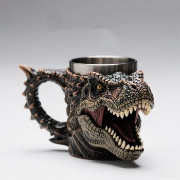 Jurassic World Dinosaur Park 3D Stainless Steel Water Cup Mug