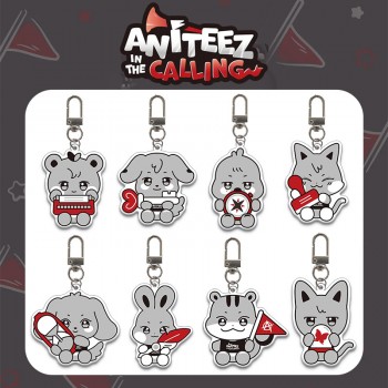 ATEEZ ANITEEZ anime Acrylic Key chains