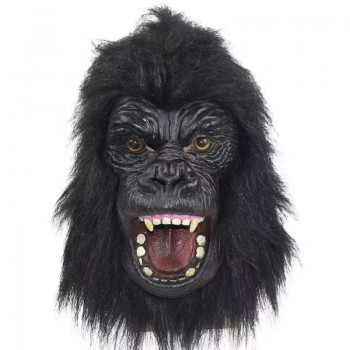 Godzilla vs Kong Monkey Head Halloween Cosplay Latex Mask