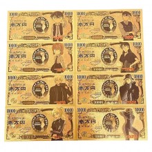 Detective Conan anime coin gold banknotes(price for 1pcs)