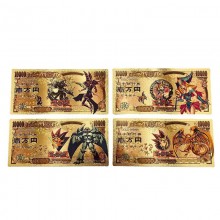 Yu Gi Oh anime coin gold banknotes(price for 1pcs)