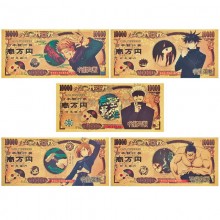 Jujutsu Kaisen anime coin gold banknotes(price for 1pcs)
