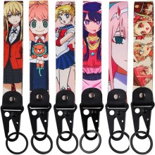Anime girl Lanyard for Keys ID Card USB Badge Hold...
