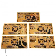 Bleach anime coin gold banknotes(price for 1pcs)