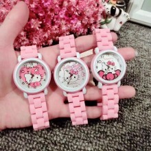 Hello Kitty Ceramic Strap Quartz Watches