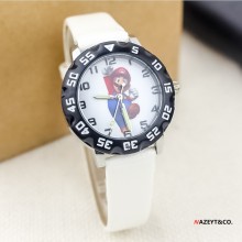 Super Mario luminous analog electronic quartz watc...