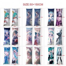 Hatsune Miku anime two-sided long pillow adult bod...