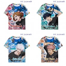 Jujutsu Kaisen anime milk silk fabric t-shirt t sh...