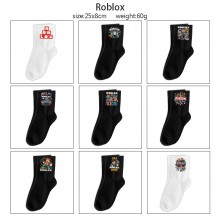 ROBLOX game mid length cotton socks