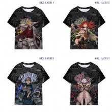 Gachiakuta anime milk silk fabric t-shirts
