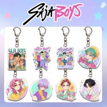 K-Pop Demon Hunters HUNTRIX Saiaboy acrylic key ch...