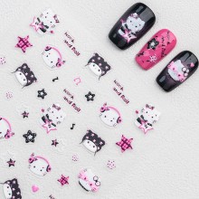 Sky Hello kitty anime nail paste stickers