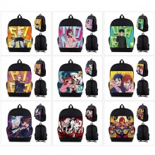 Dandadan anime nylon backpack bag