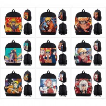 Naruto anime nylon backpack bags