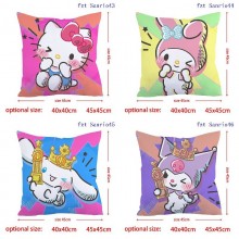 Sanrio Melody kitty Cinnamoroll Kuromi anime two-sided pillow 40CM/45CM/50CM