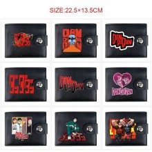 Dandadan anime card holder magnetic buckle wallet purse